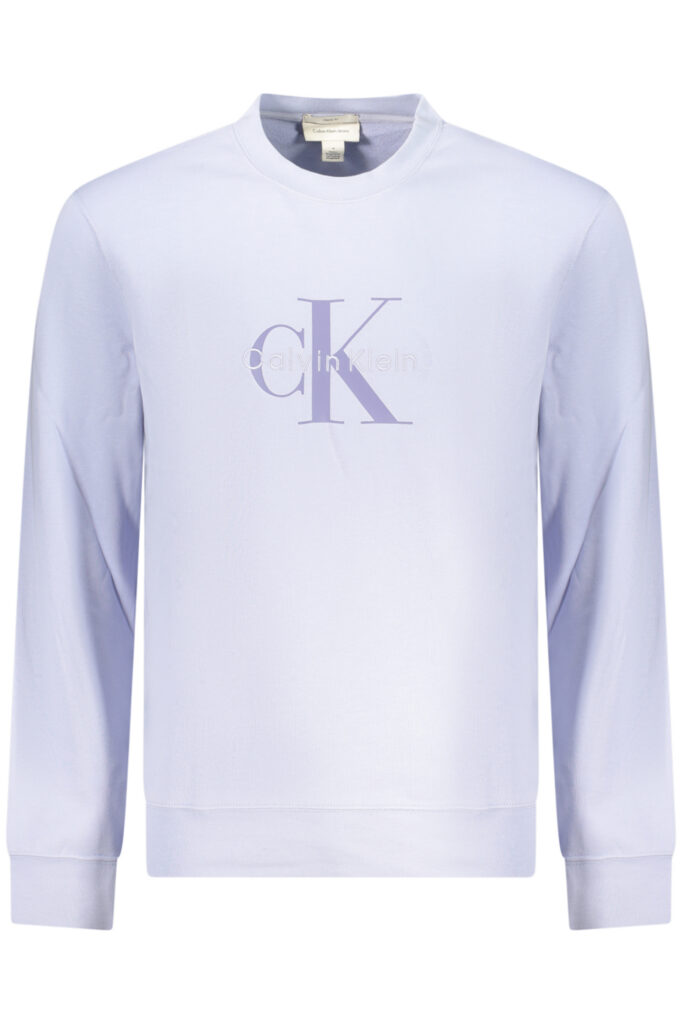 CALVIN KLEIN Sweatshirt Herren Lila Ohne Reißverschluss