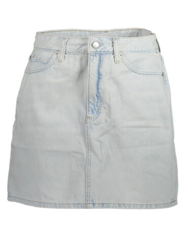 CALVIN KLEIN Damen Jeansrock Hellblau