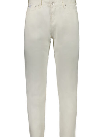 Calvin Klein Herren Jeans Weiß Dad Jeans