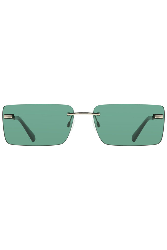 Calvin Klein Damen Sonnenbrille Grün