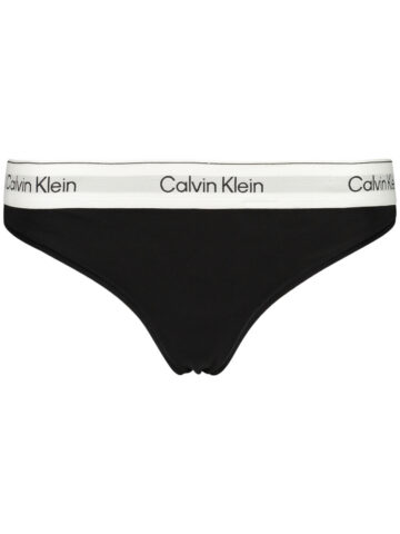 Calvin Klein Damen String Schwarz