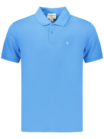 CALVIN KLEIN Herren Kurzarm Poloshirt Blau