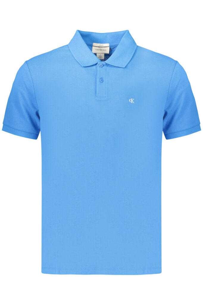 CALVIN KLEIN Herren Kurzarm Poloshirt Blau
