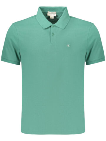 Calvin Klein Herren Polo Shirt Kurzarm Grün