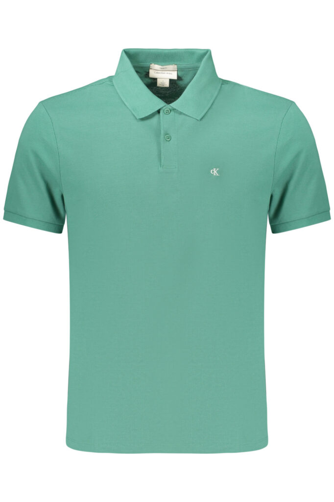 Calvin Klein Herren Polo Shirt Kurzarm Grün