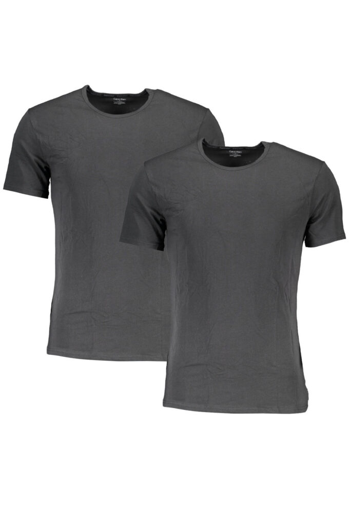 CALVIN KLEIN Herren T-Shirt Schwarz (2er-Pack)