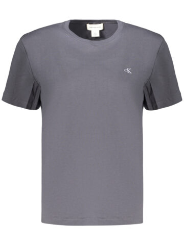 Calvin Klein Damen T-Shirt Kurzarm Grau