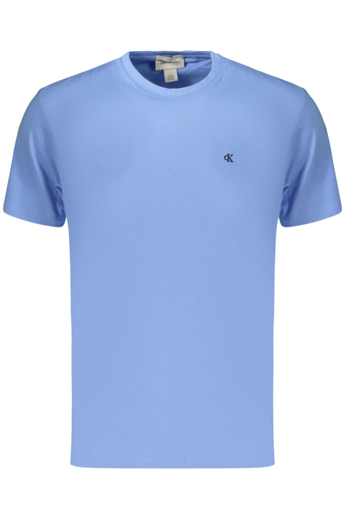 CALVIN KLEIN Herren-T-Shirt mit kurzem Arm in Blau