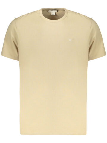 CALVIN KLEIN Herren T-Shirt kurzarm beige