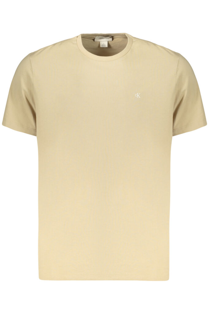 CALVIN KLEIN Herren T-Shirt kurzarm beige