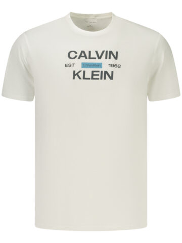 CALVIN KLEIN Herren T-Shirt kurzarm weiß