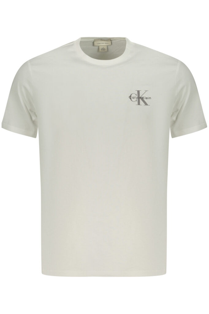 CALVIN KLEIN Herren Kurzarm-T-Shirt Weiß
