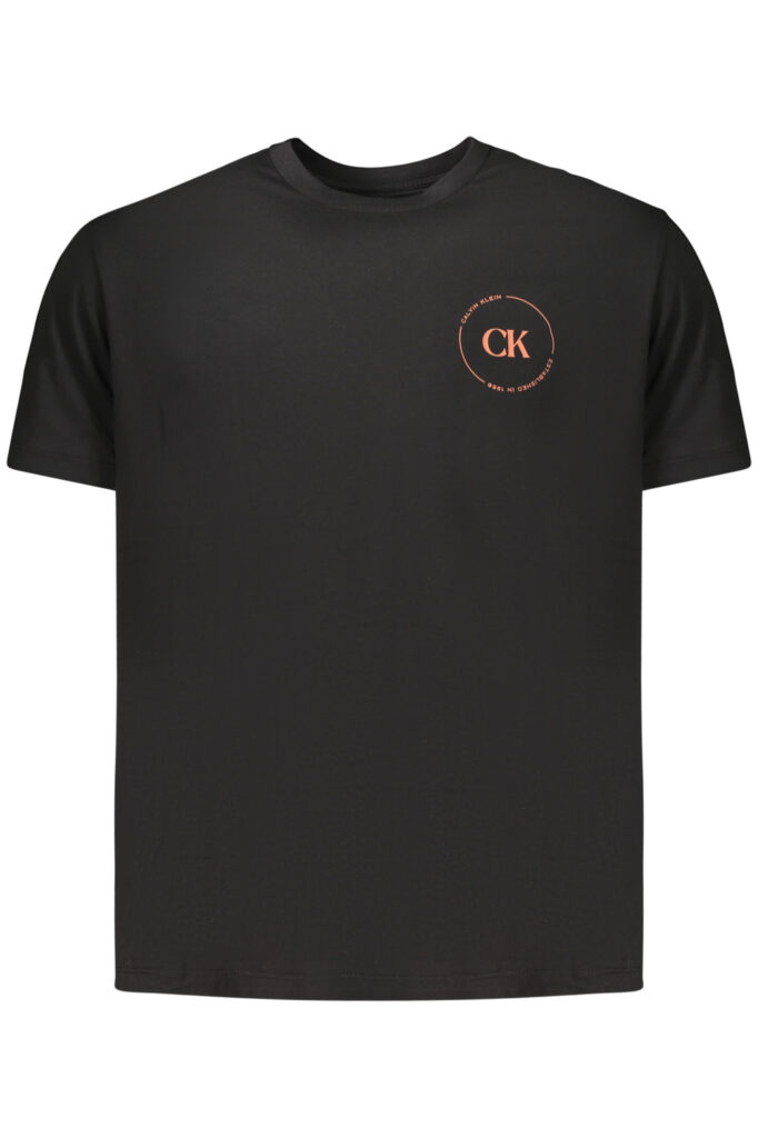 CALVIN KLEIN Herren T-Shirt kurze Ärmel schwarz