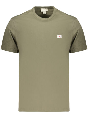 CALVIN KLEIN Herren T-Shirt Grün kurzarm