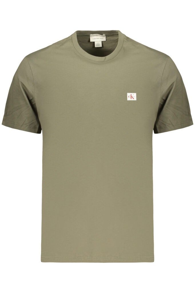 CALVIN KLEIN Herren T-Shirt Grün kurzarm