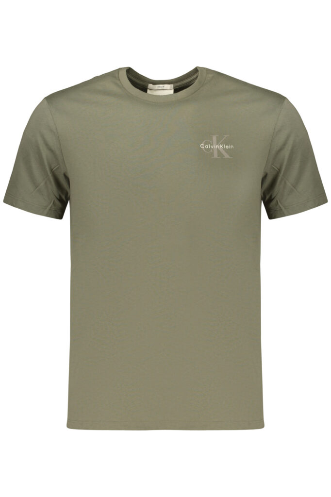 CALVIN KLEIN Herren T-Shirt kurze Ärmel grün