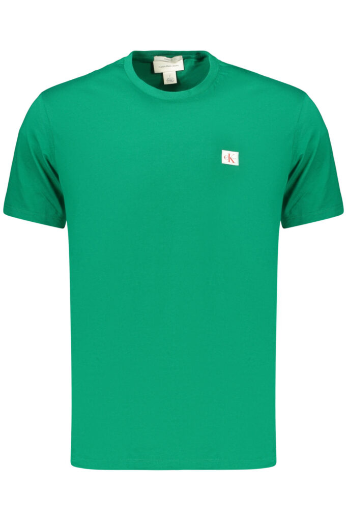 CALVIN KLEIN Herren T-Shirt Kurzarm Grün