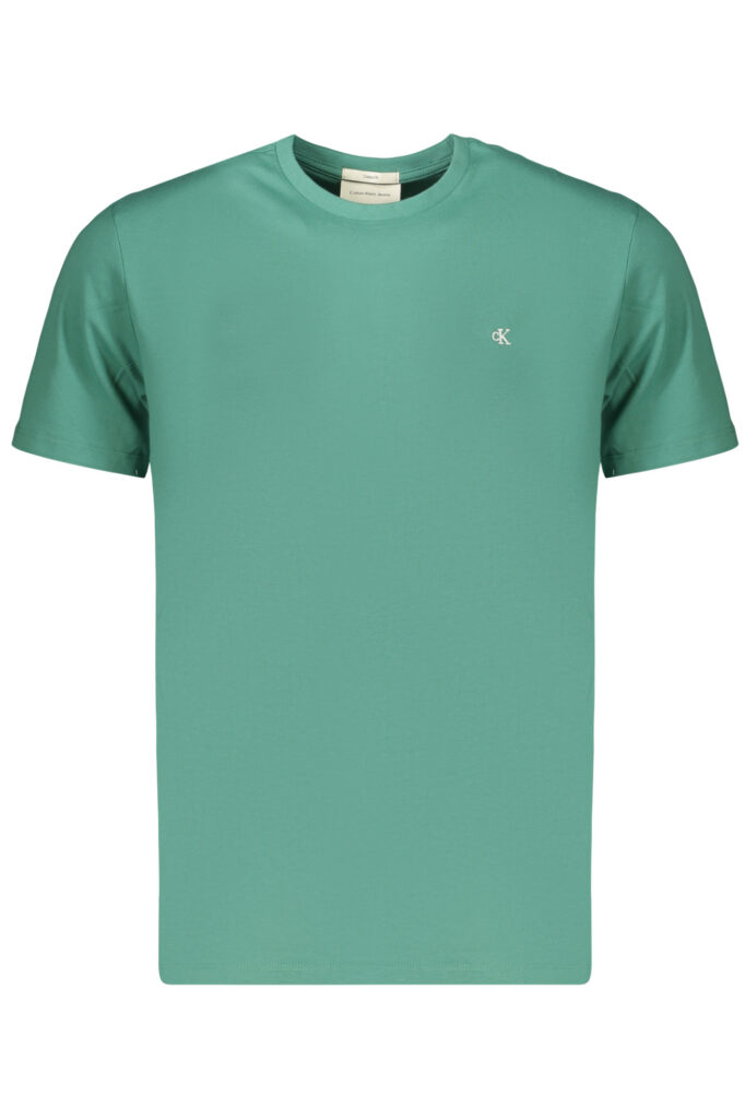 Calvin Klein Herren T-Shirt Kurzarm Grün
