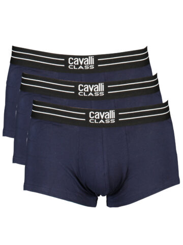 CAVALLI CLASS Herren Boxershorts Blau