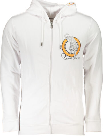 CAVALLI CLASS Herren Sweatshirt Weiß