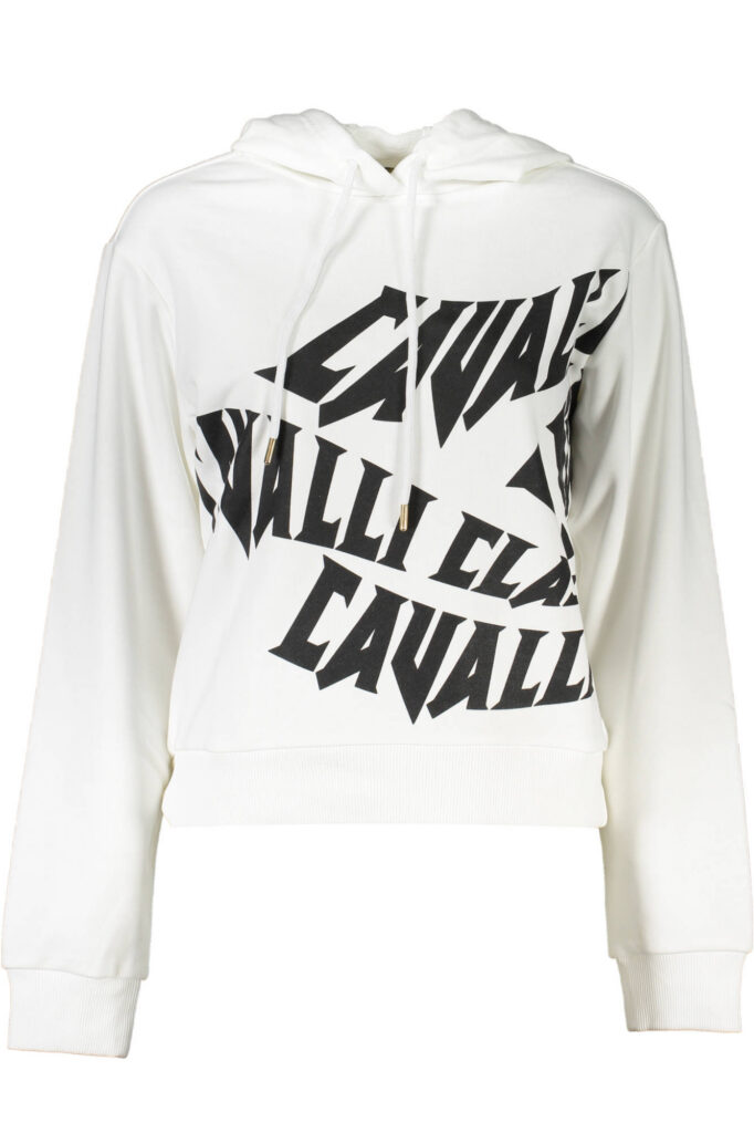 CAVALLI CLASS Damen Sweatshirt Weiß