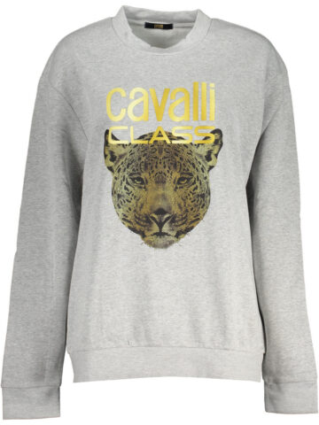 CAVALLI CLASS Damen Sweatshirt Grau