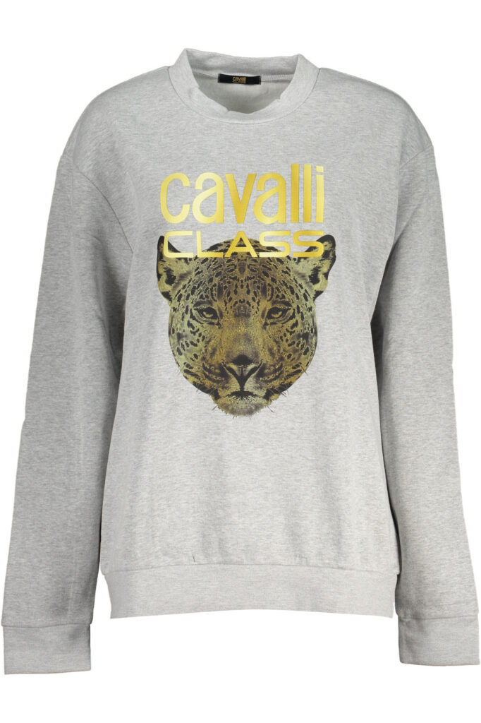 CAVALLI CLASS Damen Sweatshirt Grau