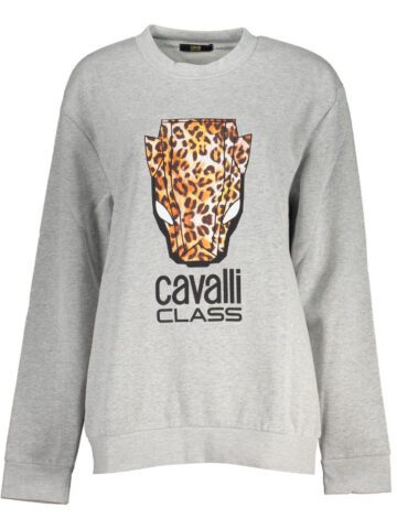 CAVALLI CLASS Damen Sweatshirt grau