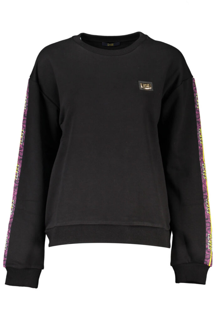 CAVALLI CLASS Sweatshirt ohne Reißverschluss Schwarz