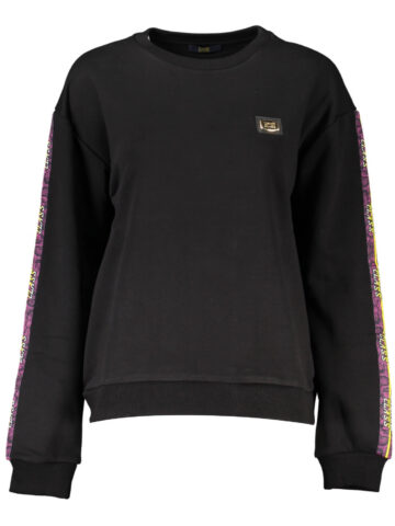 CAVALLI CLASS Sweatshirt ohne Reißverschluss Schwarz