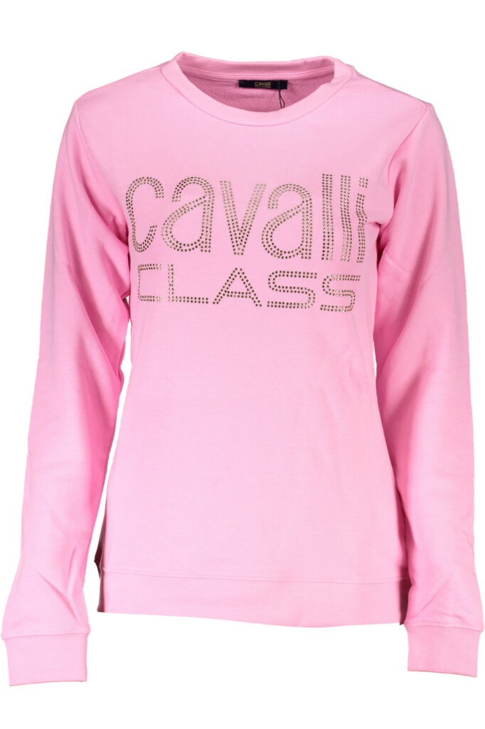 Cavalli Class Damen Sweatshirt Pink
