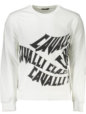 CAVALLI CLASS Herren Hoodie Weiß