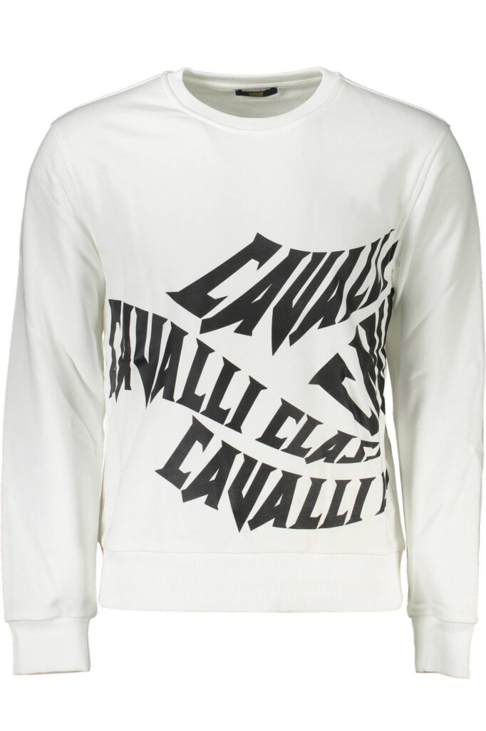 CAVALLI CLASS Herren Hoodie Weiß