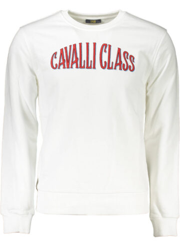 CAVALLI CLASS Herren Hoodie Weiß