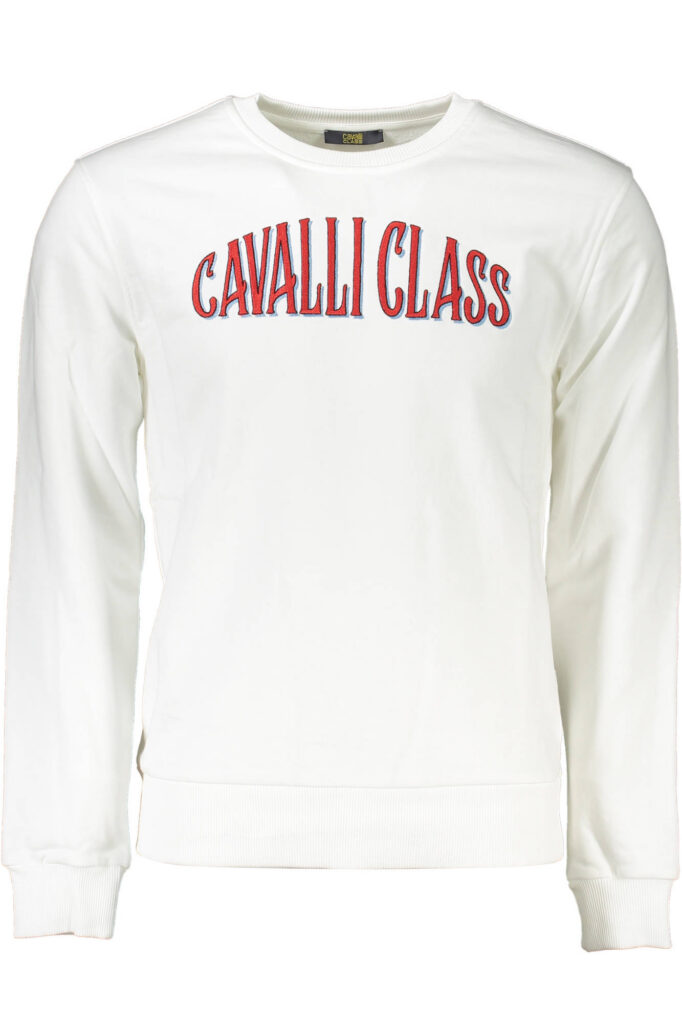 CAVALLI CLASS Herren Hoodie Weiß