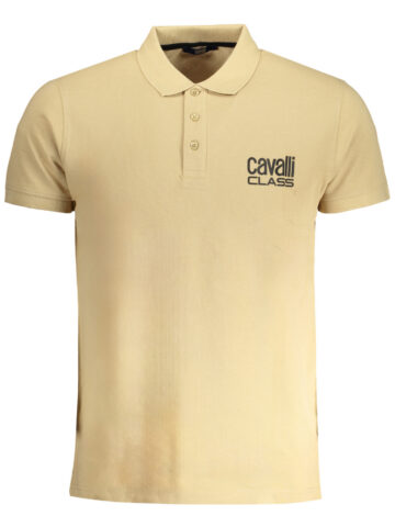 Cavalli Class Poloshirt Herren Beige