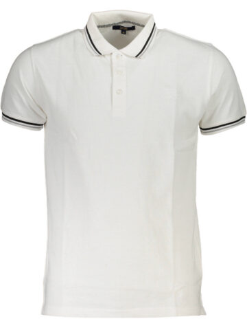 CAVALLI CLASS Herren Poloshirt Weiß