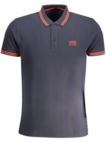 Cavalli Class Herren Poloshirt Blau