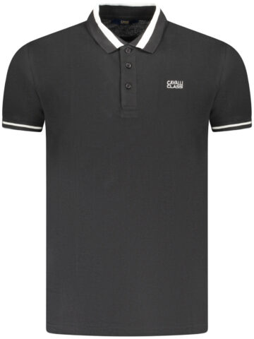 CAVALLI CLASS Polohemd Schwarz Herren