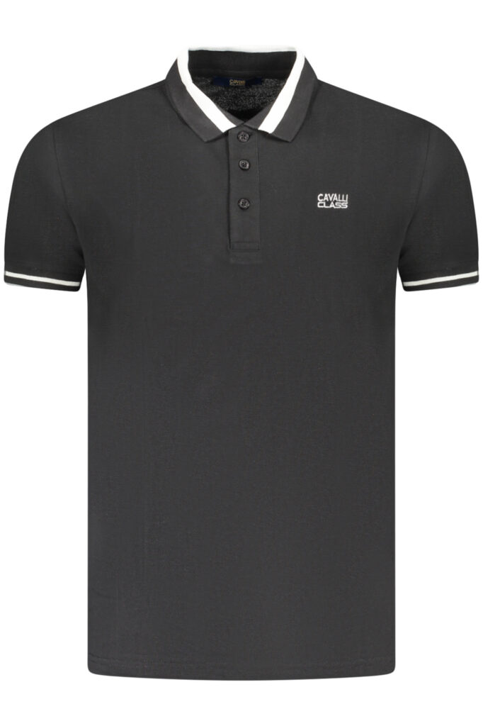 CAVALLI CLASS Polohemd Schwarz Herren