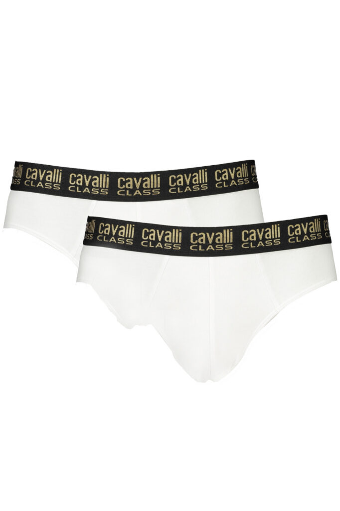 CAVALLI CLASS Herren Slip Weiß 2er-Pack
