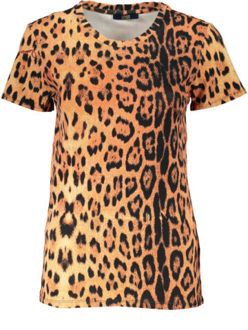 CAVALLI CLASS Damen T-Shirt Kurzarm Orange