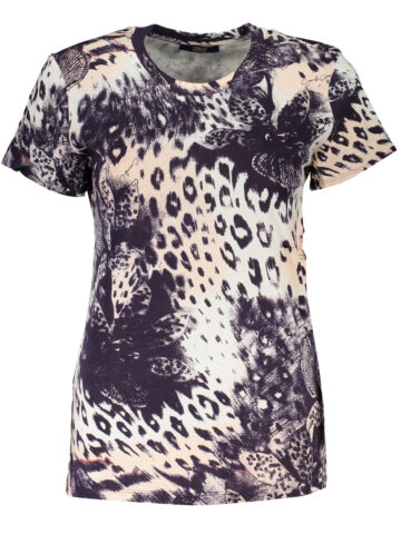 CAVALLI CLASS Damen T-Shirt Kurzarm Pink