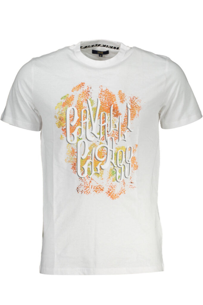 Cavalli Class Herren T-Shirt Weiß