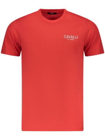 CAVALLI CLASS Herren Kurzarm-T-Shirt Rot