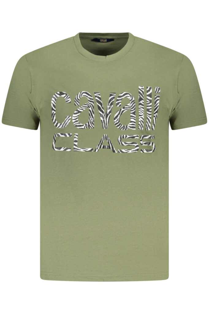 Cavalli Class Kurzarm-T-Shirt Herren Grün
