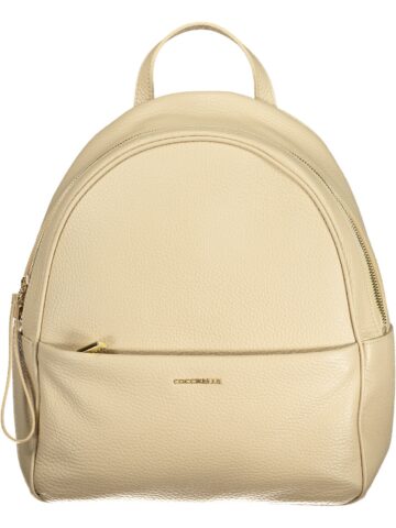 COCCINELLE WOMEN'S BEIGE BACKPACK