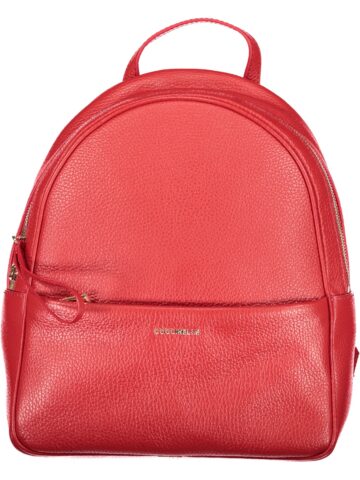 COCCINELLE WOMEN'S RED BACKPACK