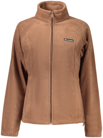 COLUMBIA WOMEN'S BROWN ZIP-UP SWEATSHIRT WL6439_MA256