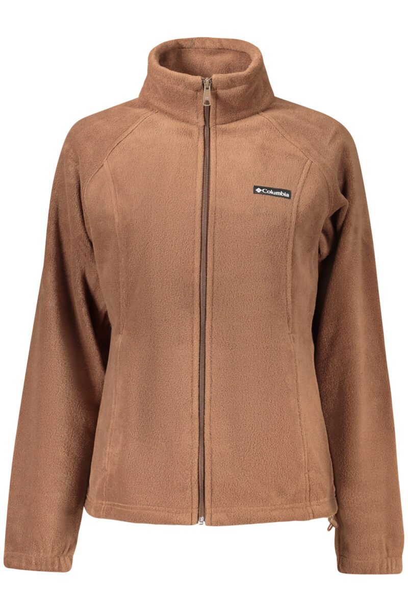 COLUMBIA WOMEN'S BROWN ZIP-UP SWEATSHIRT WL6439_MA256